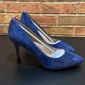Beautiful Blue Suede Pumps INC sz 10